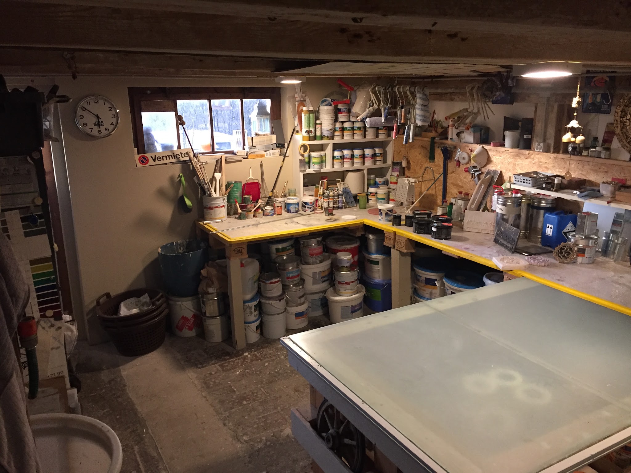 Das Atelier von Sandro Scalise in Rothrist